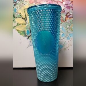 Starbucks Tumbler Gradient Blue Ombre Stud ded24 OZ